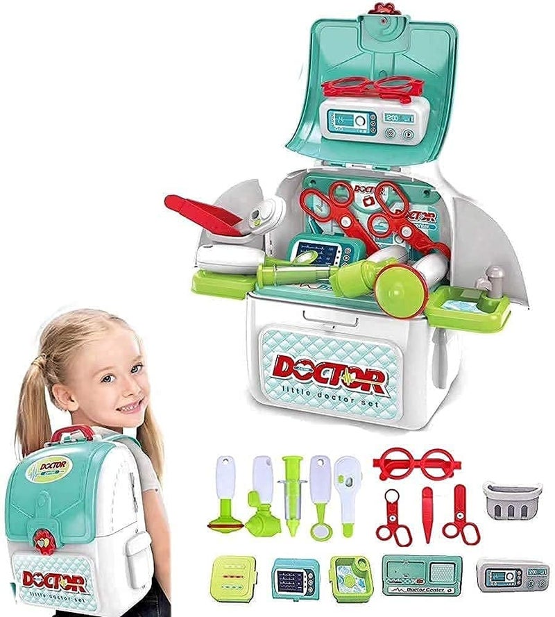 ST ZONE 2-in-1 Kids Doctor Set Toy with Carry Bag | Educational Pretend Play Medical Kit for Boys & Girls - Image 4